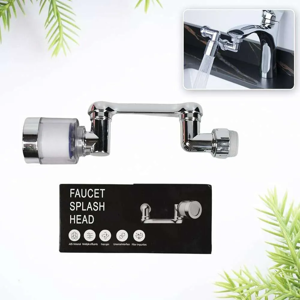 Faucet extender in use washing fruit