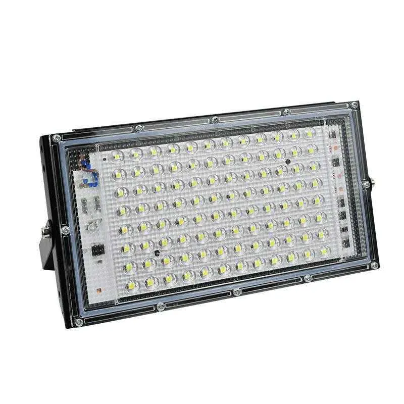 LED flood light front angle view