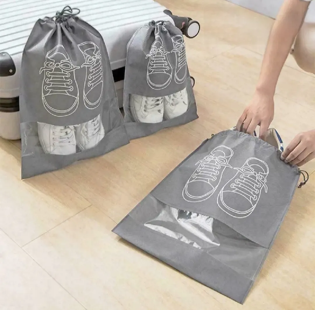 Shoe Storage Bags Different Sizes With Suitcase